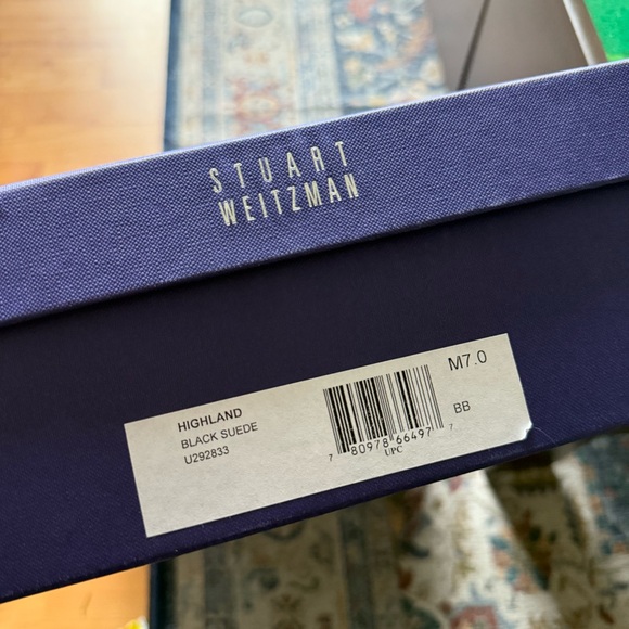 Stuart Weitzman Highland Over-the-Knee Boot With Box 7 Women’s Suede Black - Picture 7 of 8
